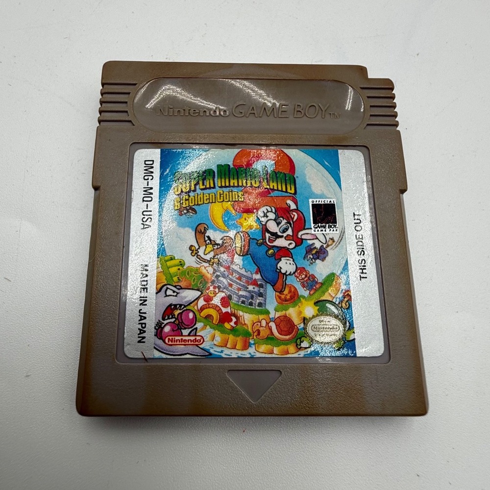 Super Mario Land 2 6 Golden Coins Nintendo Game Boy DMG-MQ-USA Authentic Cart‎